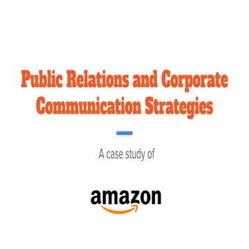 Public Relations and Corporate Communication Strategies