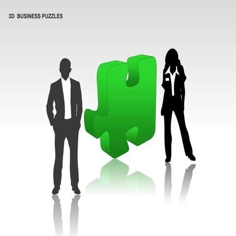 3D Business Puzzles