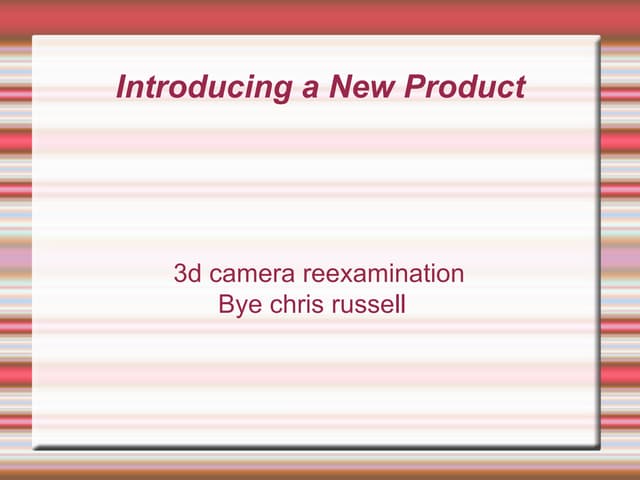 3d cameras