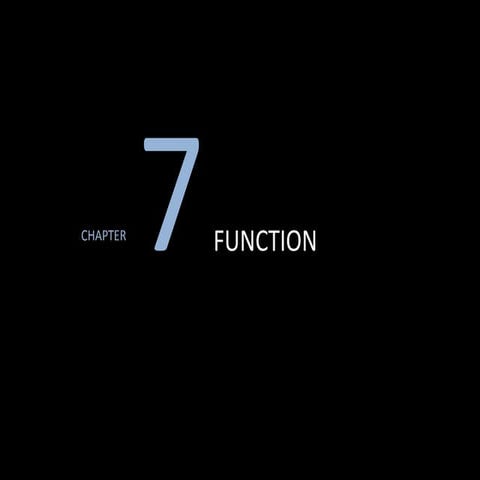 3 d chapter 7 function | PPT