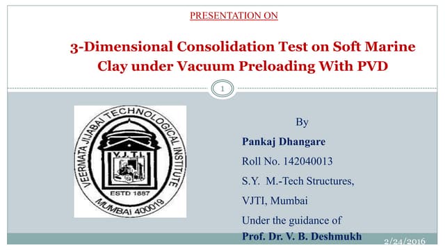 3d consolidation test