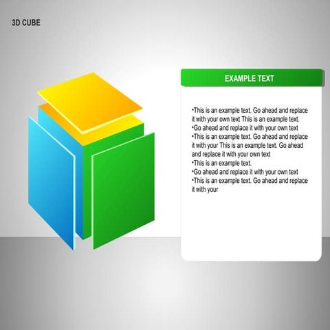 3D Cubes for PowerPoint