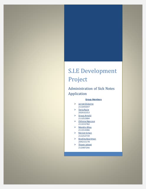 Phase 1 Documentation (Added System Req)