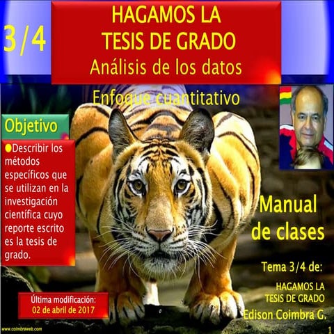 3de4_Hagamos la tesis. Análisis de los datos