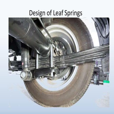 3 Design of leaf springs
