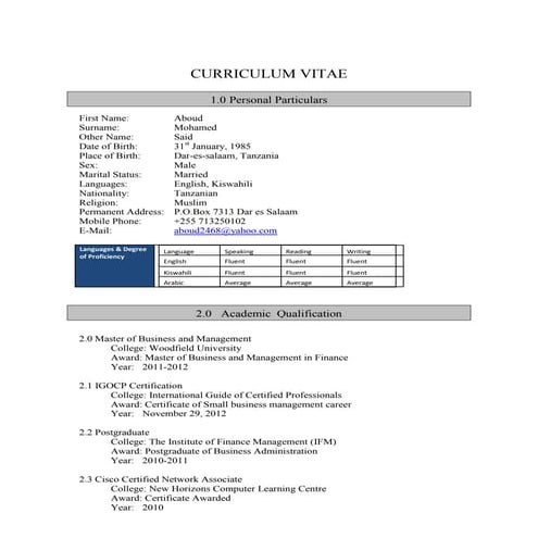 navia cv | DOCX