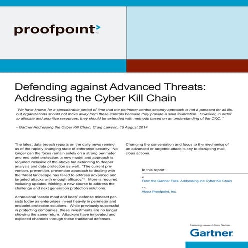 Defending Against Advanced Threats-Addressing the Cyber Kill Chain_FINAL