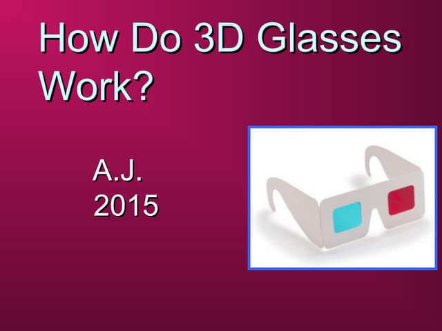 3d glasses 