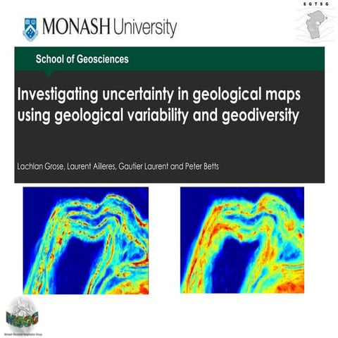 Uncertainty in Geological Mapping - Lachlan Grose (Monash Uni.)