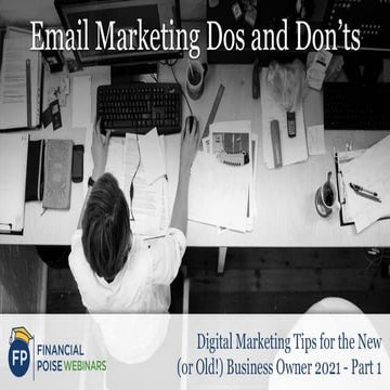 Email Marketing Dos and Don'ts (Series: Digital Marketing Tips for the New (o...