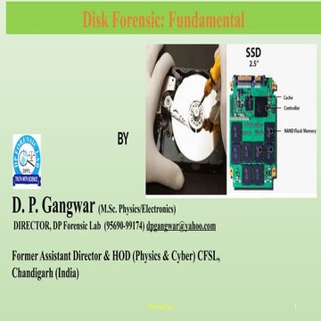 Disk forensic basic, Hard disk, memory card, pen drive | PPTX