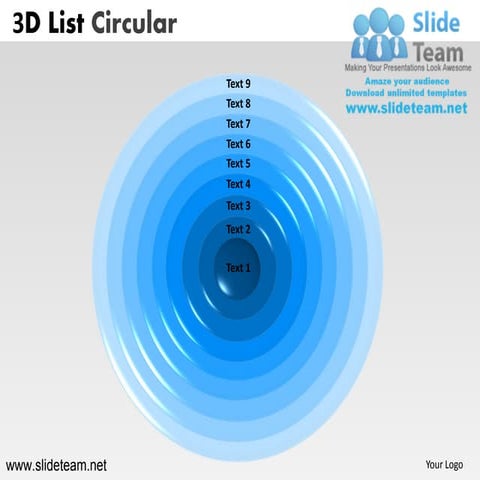 3 d list cycle circular round jigsaw maze piece style design 3..
