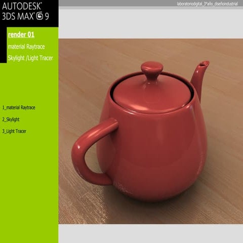 3d Max Render 01 Raytrace Skylight