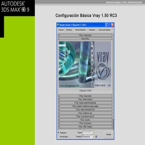 3dmaxvrayconfiguraciongeneral 090625173143-phpapp02
