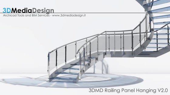 Archicad 3DMD Railing Panel Bar Outer -Details | PDF