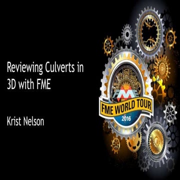 3D Modeling of Culverts in Santa Fe County New Mexico