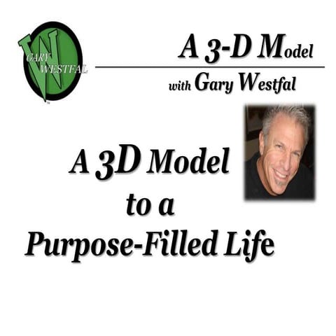 3D Model to a Purpose Filled Life