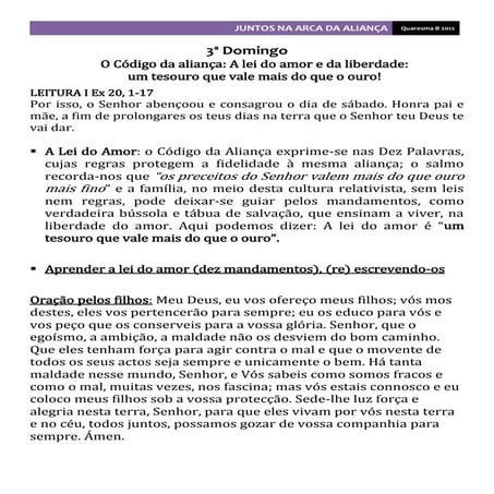 3 domingo da quaresma