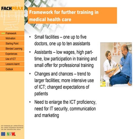 e-learning for medical healthcare assisstants in Germany