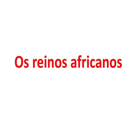1 reinos africanos