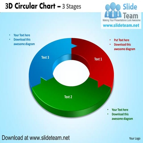 Circular arrows pointer 6 stages powerpoint templates 0712 | PDF