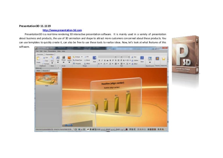 3D Powerpoint, 3D Interactive Presentation Software