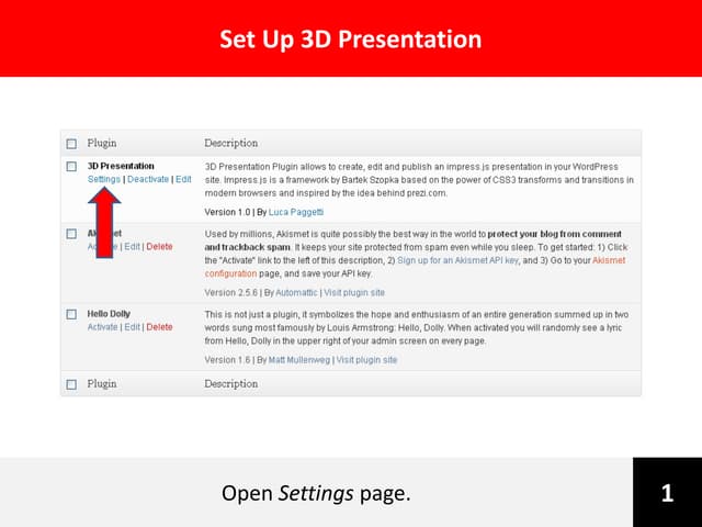 3d presentation tutorial