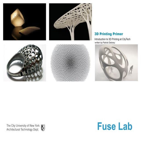 3D Printing Primer
