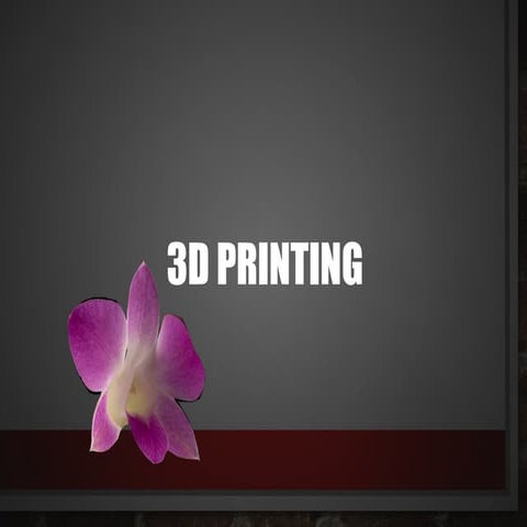 3D printing