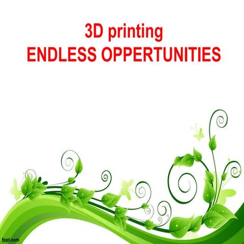 3d printing .ppt