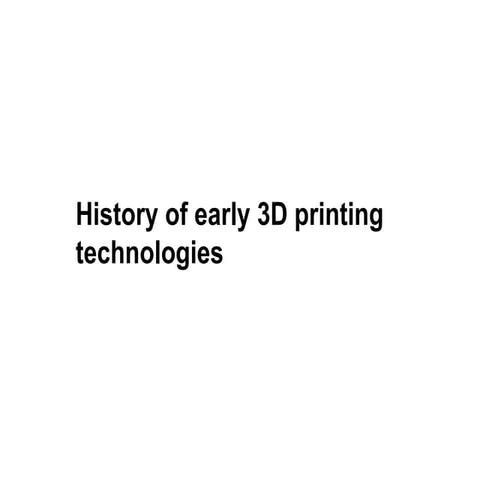 3D Printing and Introduction