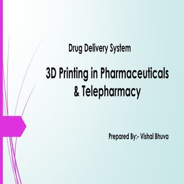3d printing in pharmaceuticals