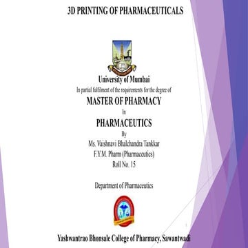 3D PRINTING OF PHARMACEUTICALS-1.pptx novel drug delivery