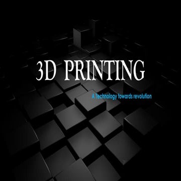 3d printing technology