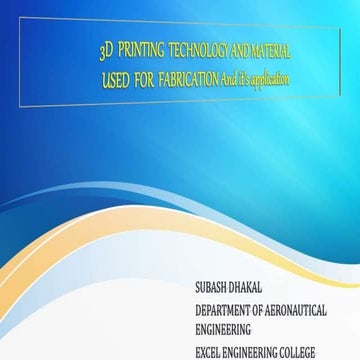 3D  PRINTING  TECHNOLOGY  AND  THE  MATERIAL.pptx