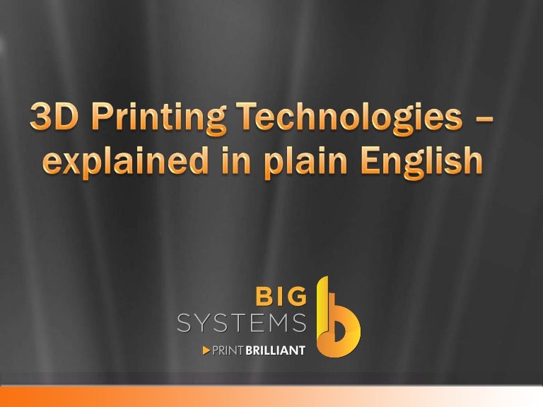 3D Printing Technologies - Explained in Plain English