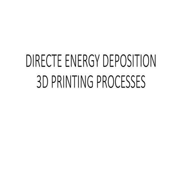 3D Printing Unit 4 3D printing techniques