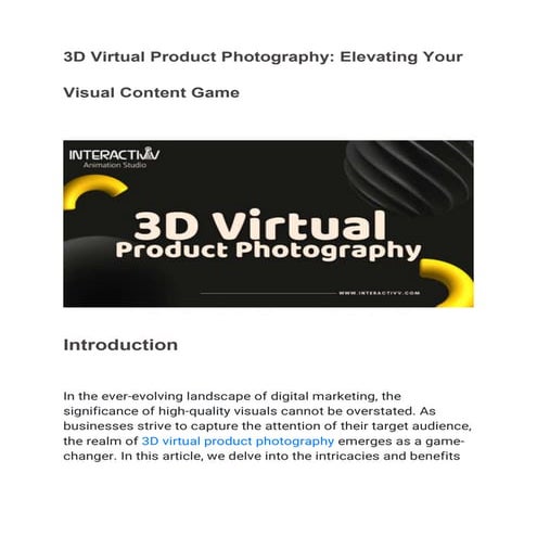 3d product animation company.DOCUMENTdocx