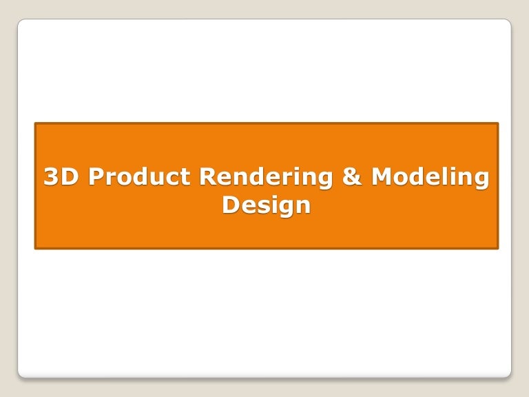 3d Product Rendering Design