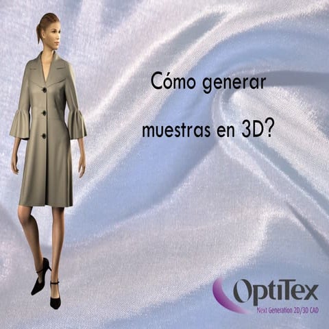OptiTex - Como crear muestras en 3D