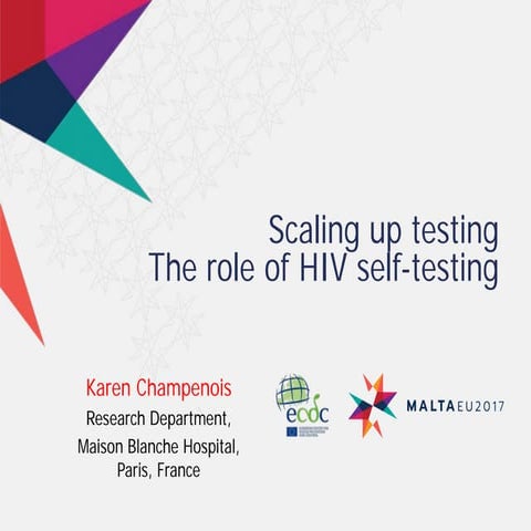 Scaling up HIV testing: the role of self-testing