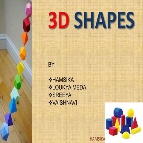 3 Dimensional shapes