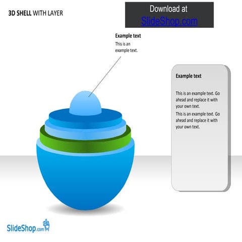 3 d shell with layer | PPT