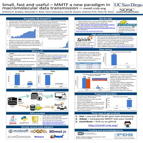 Small, fast and useful – MMTF a new paradigm in macromolecular data transmiss...