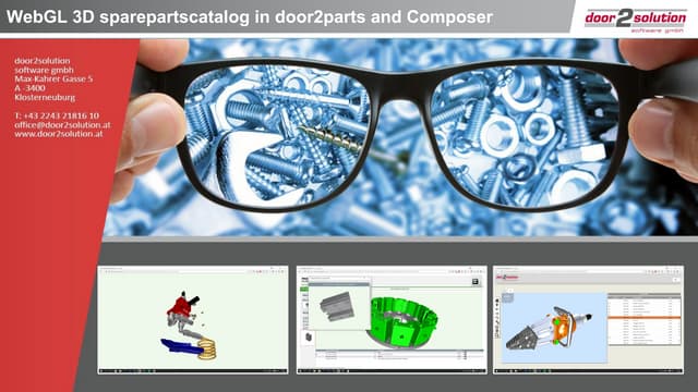 3D sparepartscatalog based on webgl 
