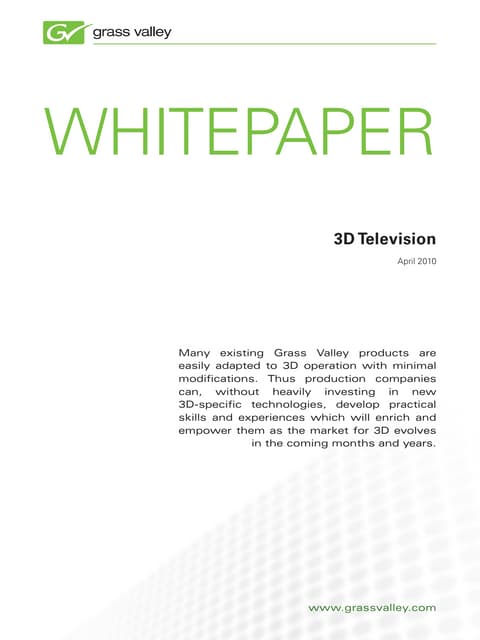 3D television
