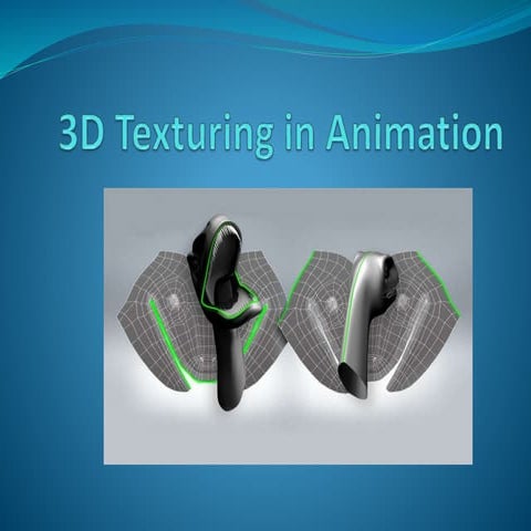 3D Texturing in Animation