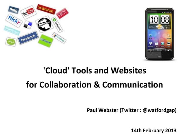 Derbyshire 3D Network On Line Tools Workshop