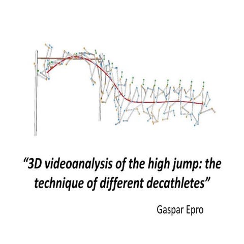 3d videoanalysis of the high jump: the techniques of different decathletes