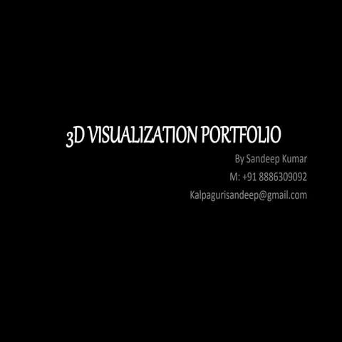 3D VISUALIZATION | PPTX